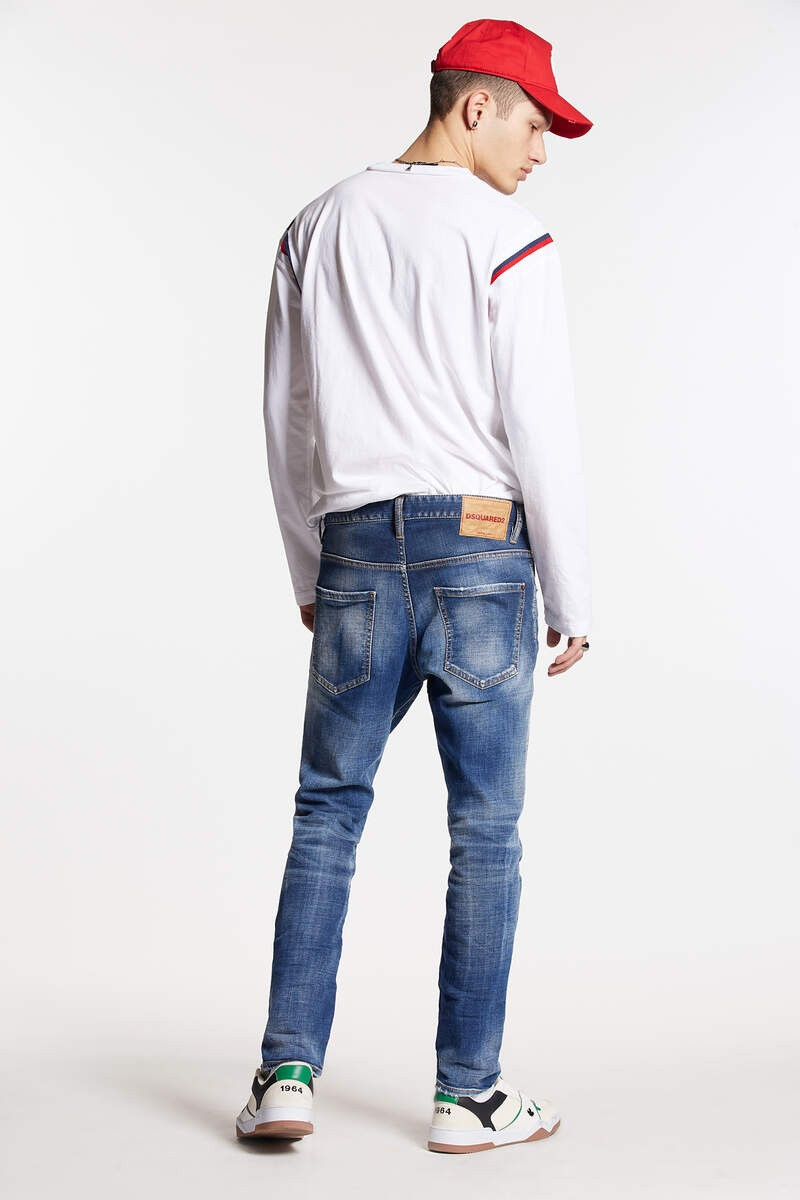 DSQUARED2 MEDIUM CLEAN WASH SKATER JEANS outlook