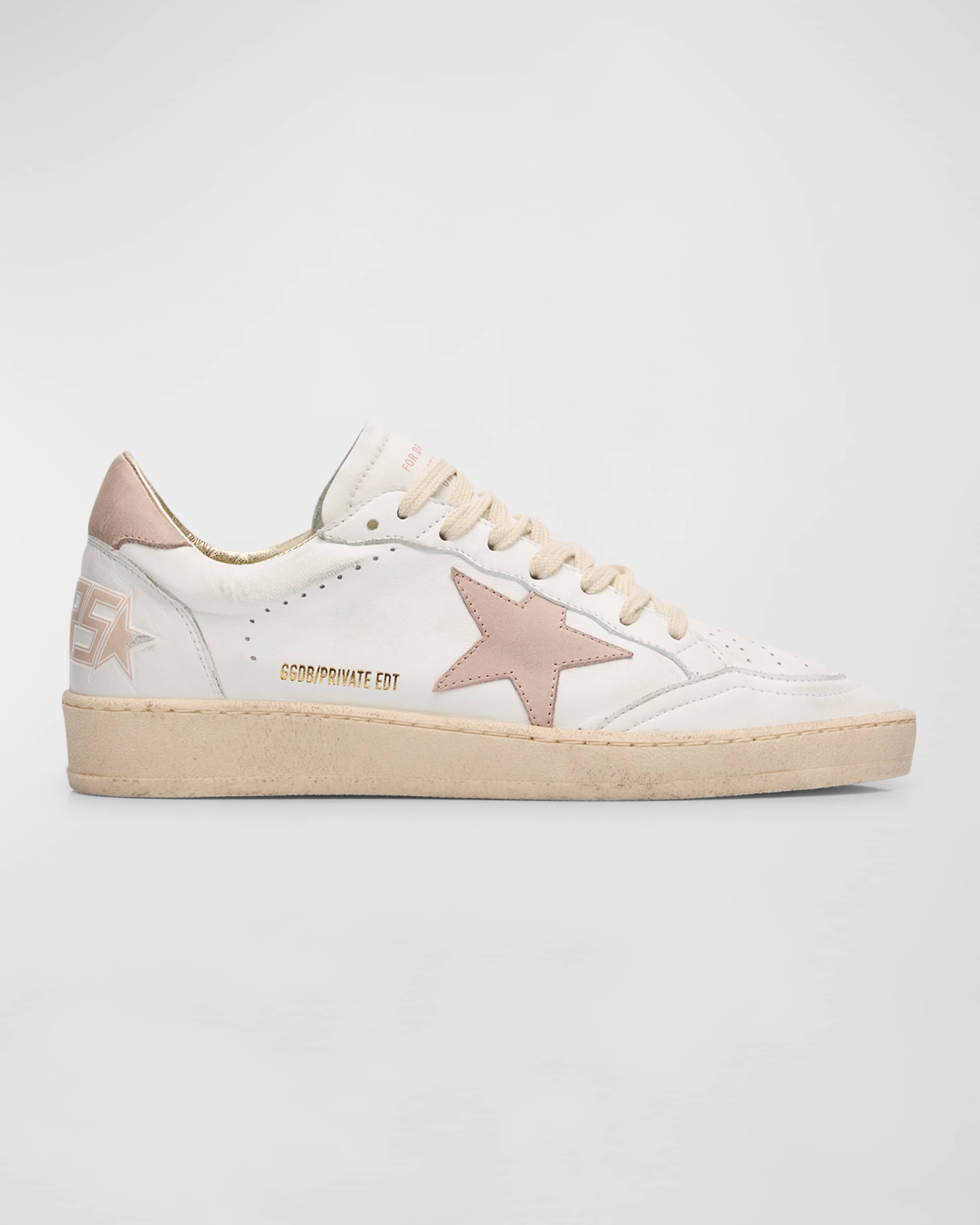 Ball Star Low-Top Leather Sneakers - 1