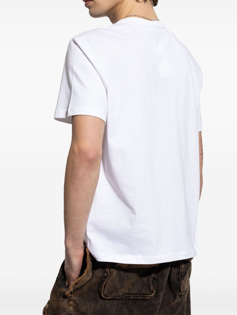 text-print T-shirt - 4