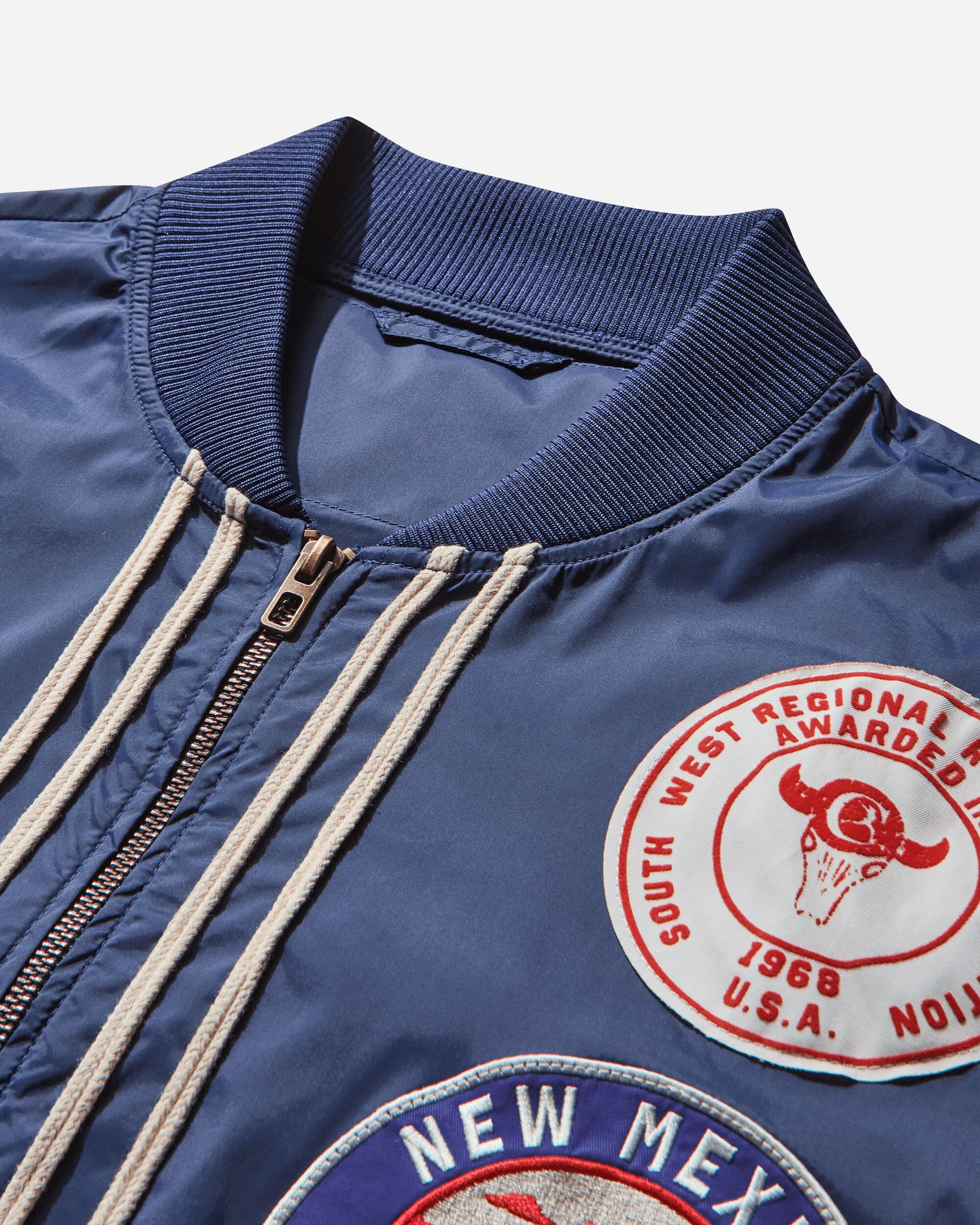 Men's 60’s Souvenir Campus Jacket Blue - 4