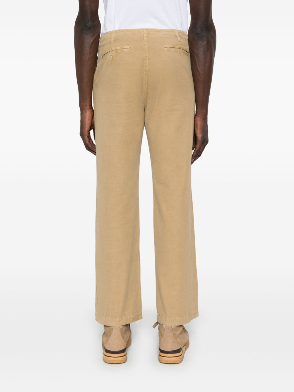 dyed gabardine trousers - 4