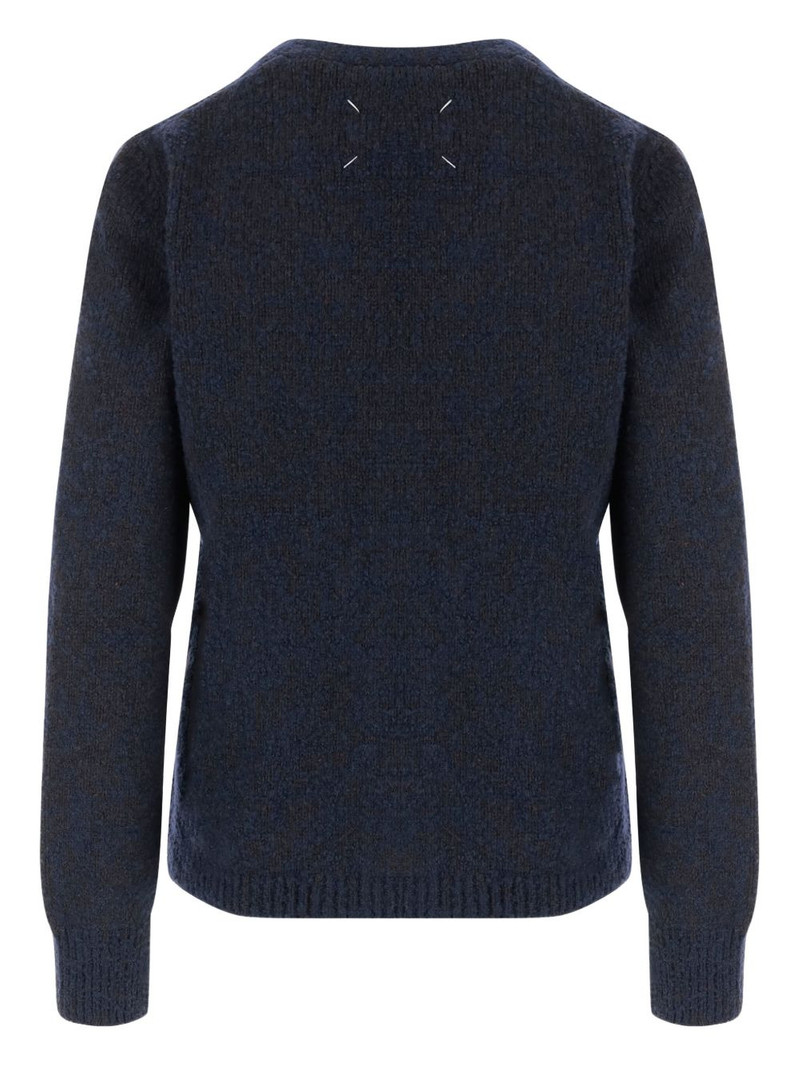 Maison Margiela button-front stitching cardigan outlook