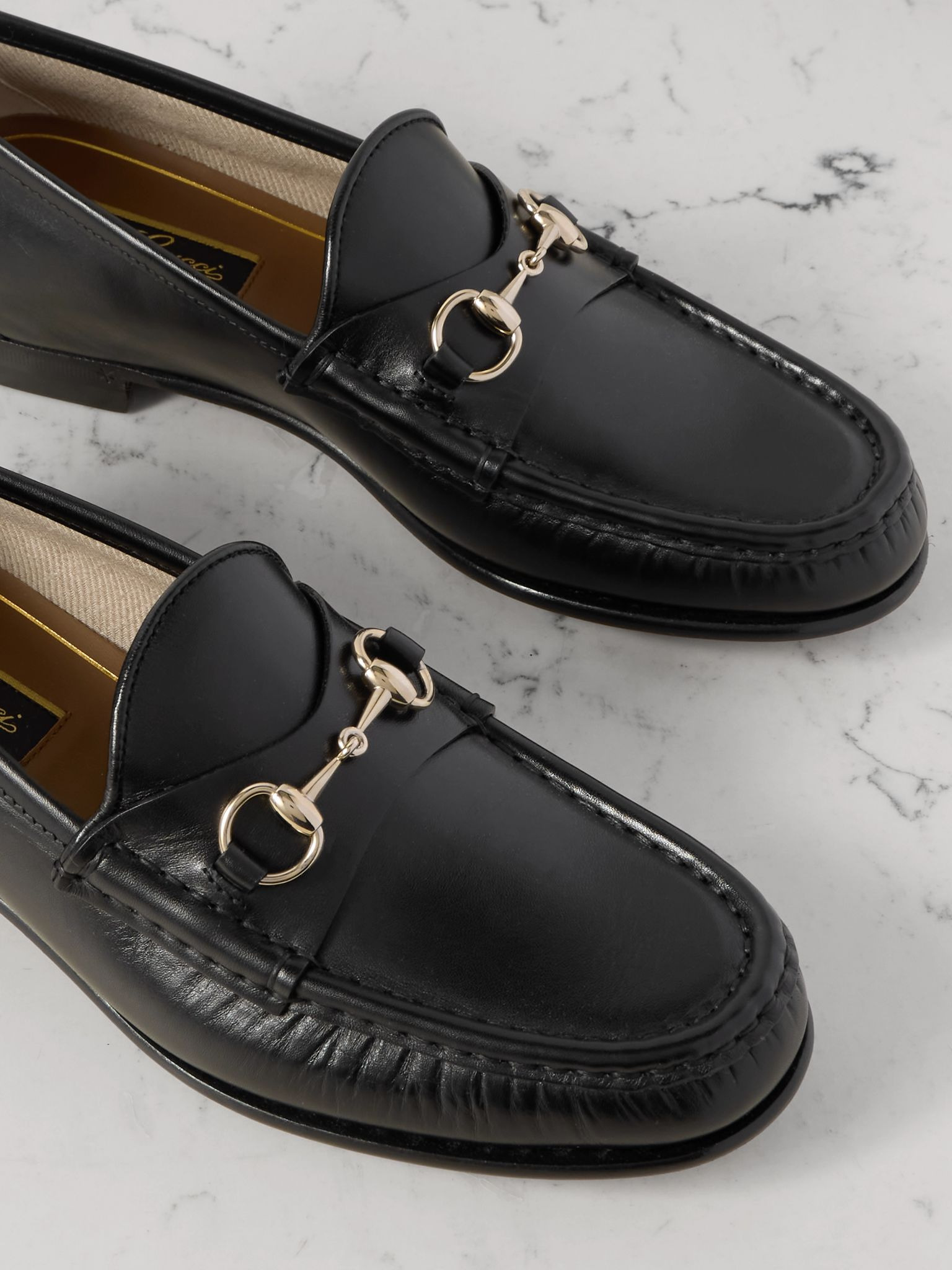 Horsebit 1953 leather loafers Black - 4