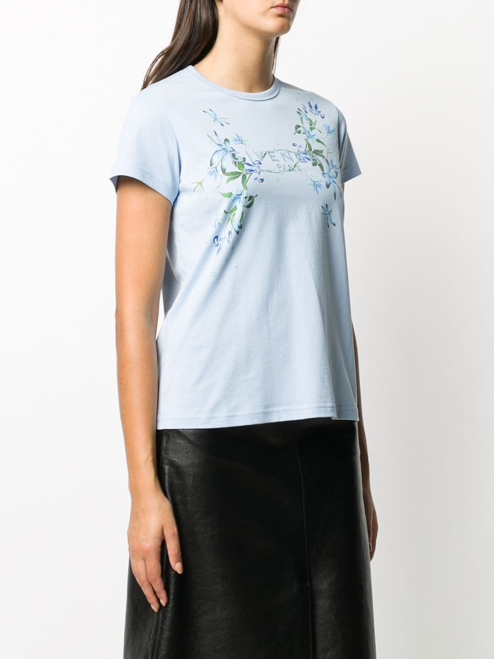 floral print T-shirt - 3