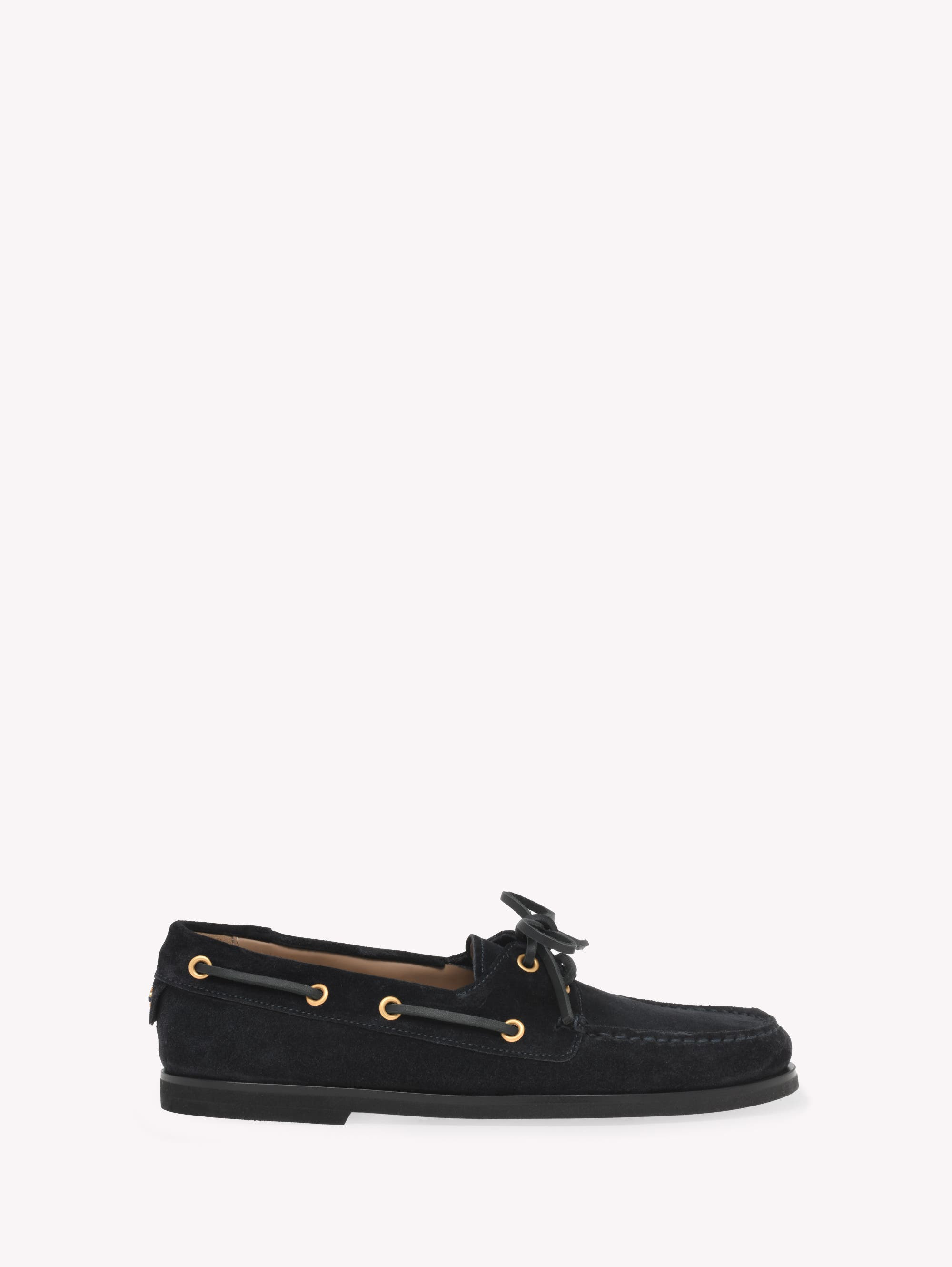Gianvito Rossi Vandée Boat shoe in Blue Suede at Nordstrom - 2