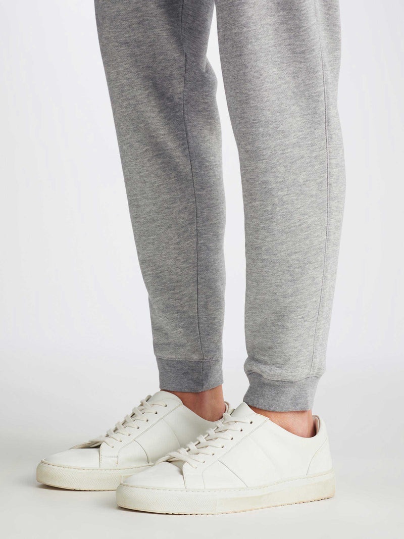 Men's Sweatpants Quinn Cotton Modal Silver - 7