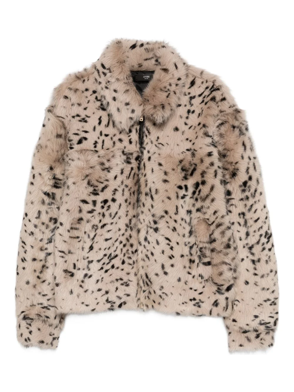 zip patterned jacket - 1