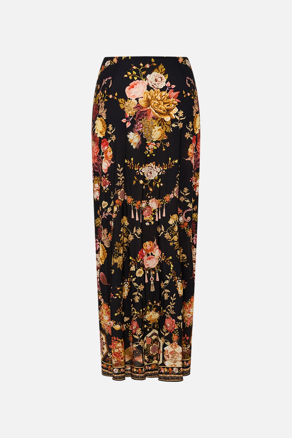LAYERED LONG SARONG WITH FRONT TIE - 7