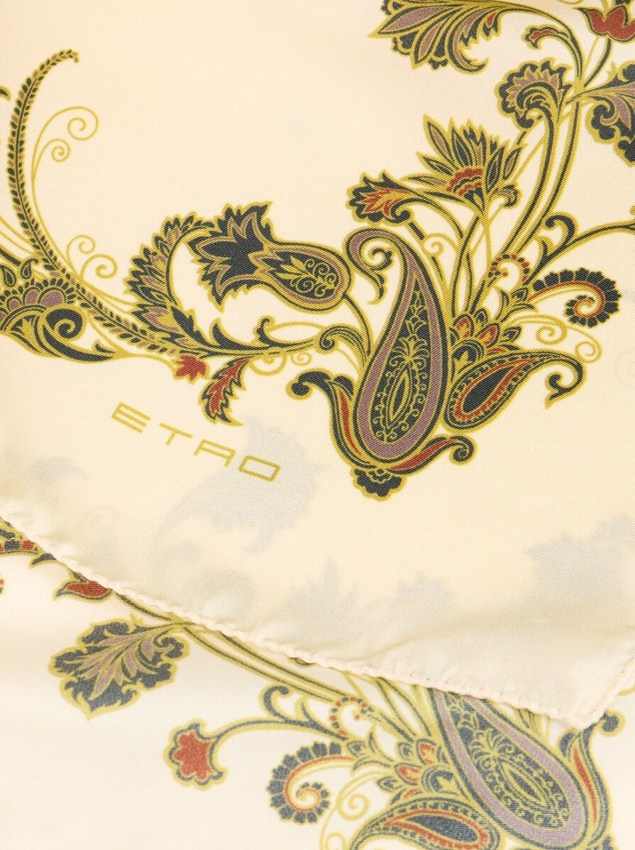 PRINTED SILK POCKET SQUARE - 2