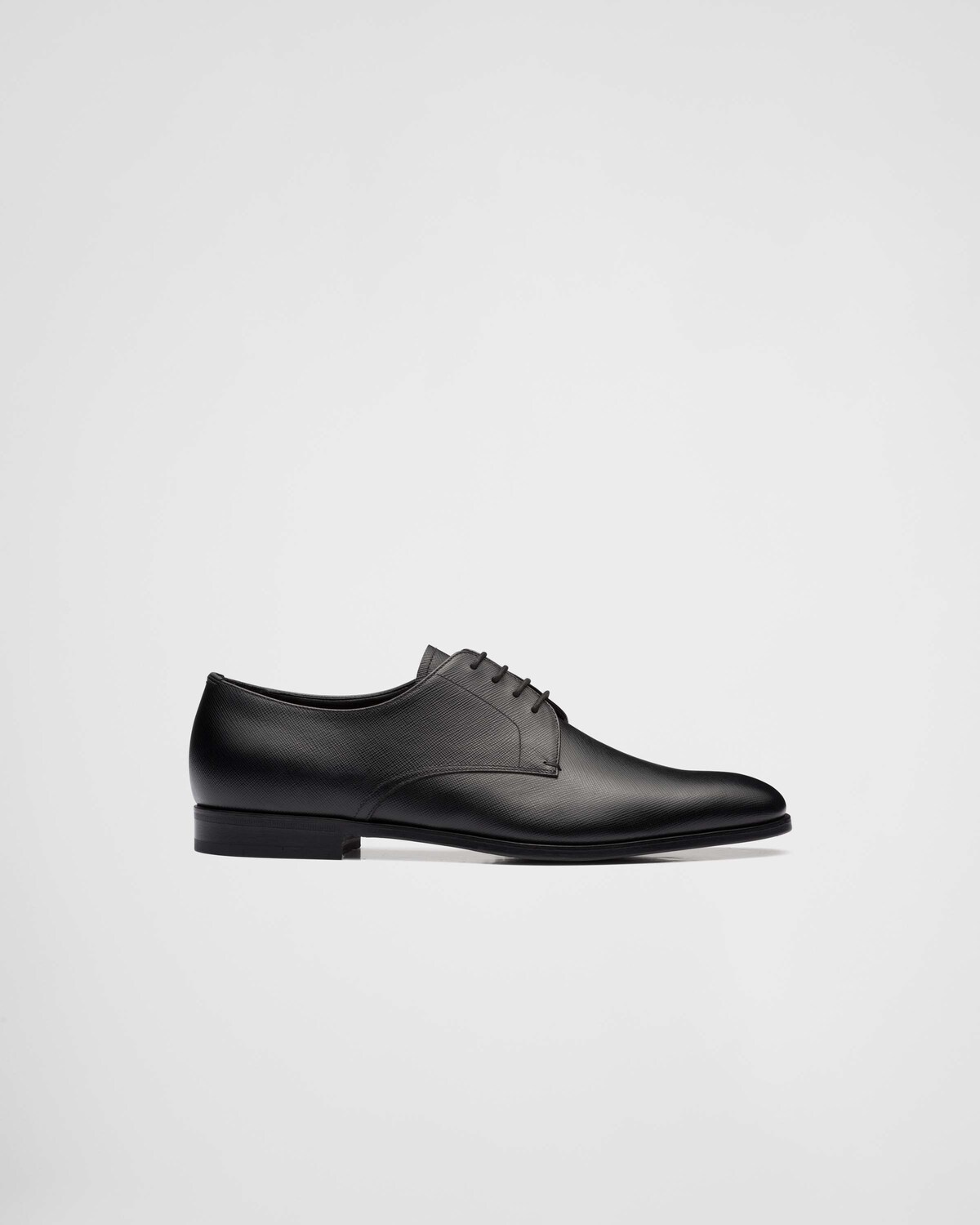 Saffiano leather derby shoes - 1