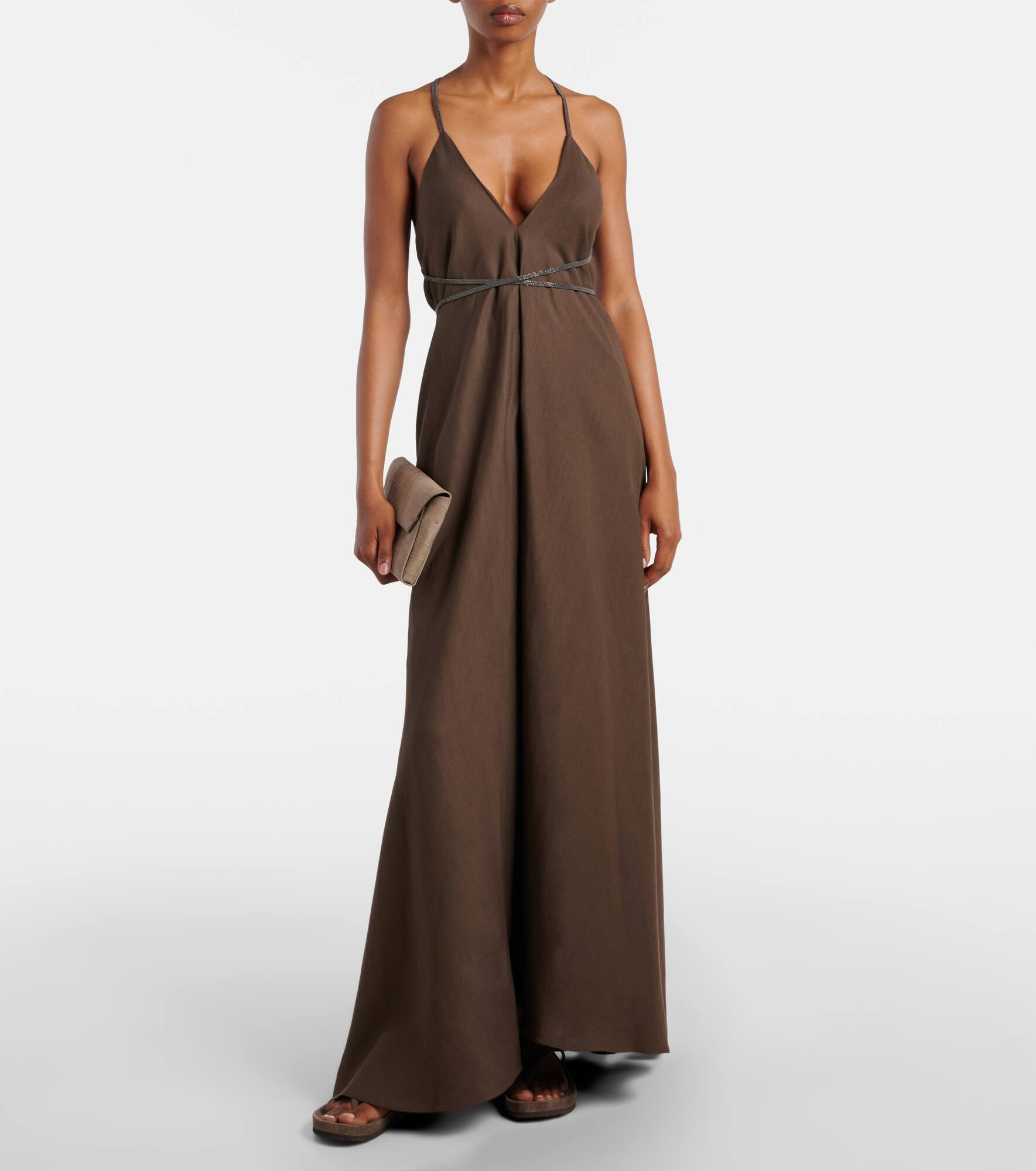 Open-back maxi dress - 2