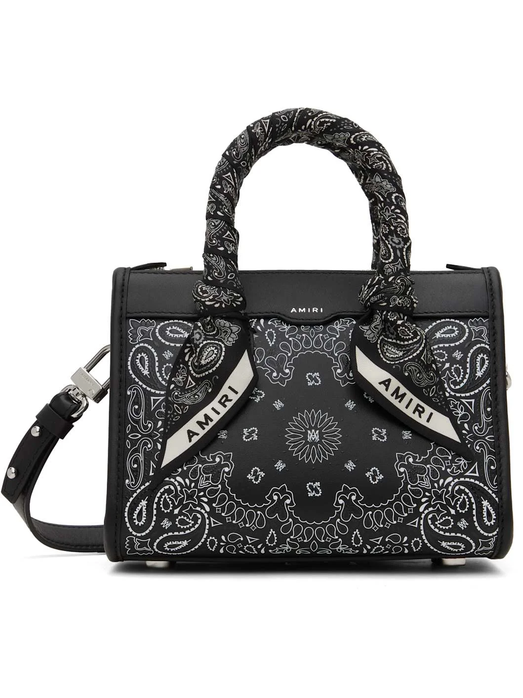 Black Bandana Micro Triangle Bag - 1