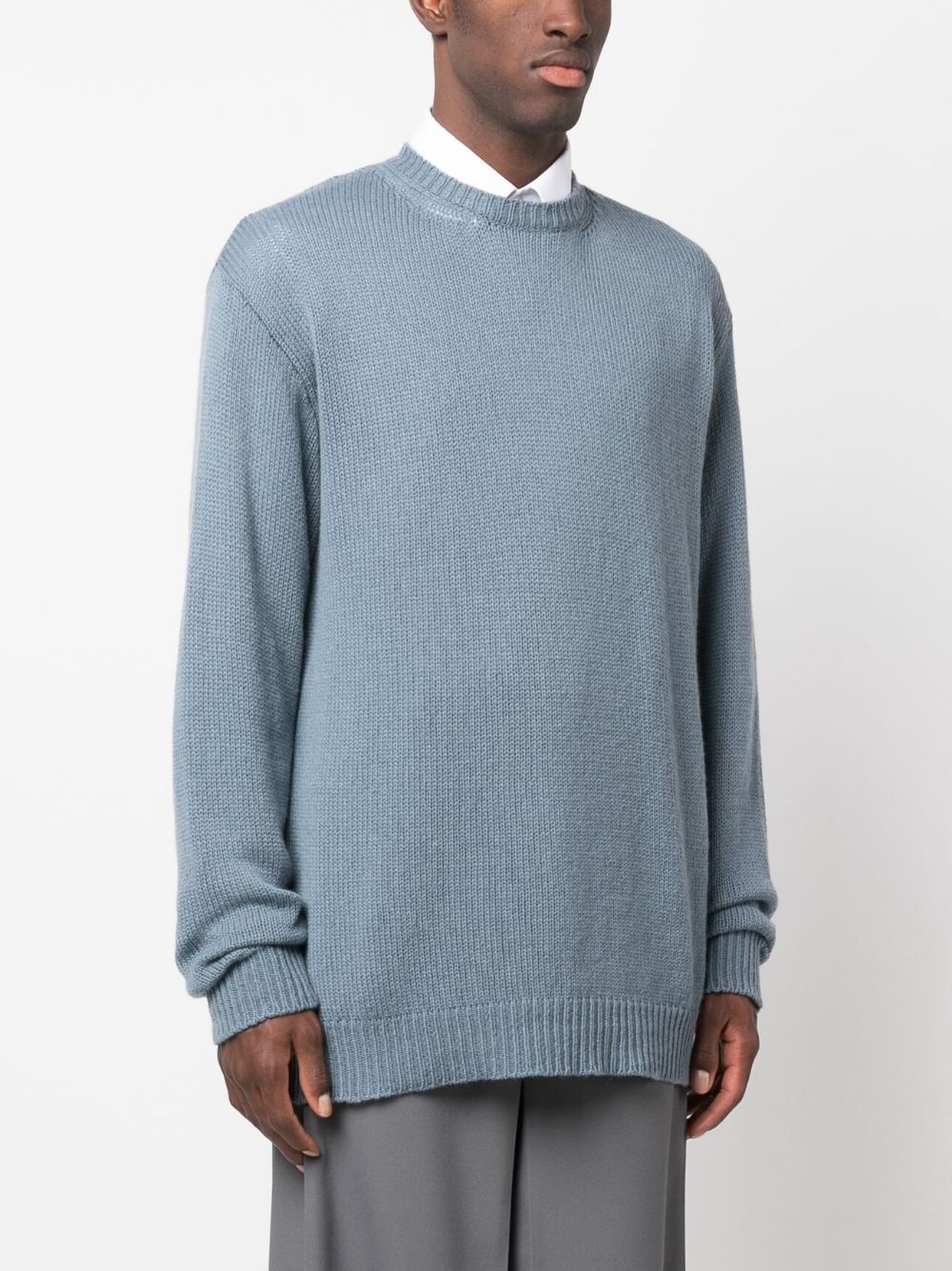 stud-embellished cashmere jumper - 3