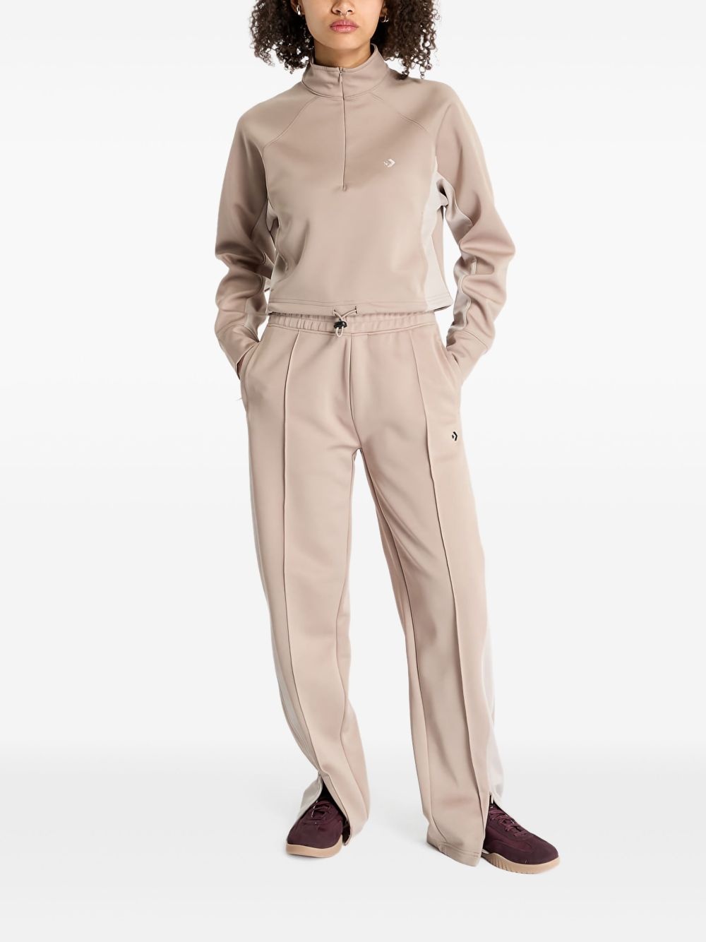 zip-collar sweatshirt - 2