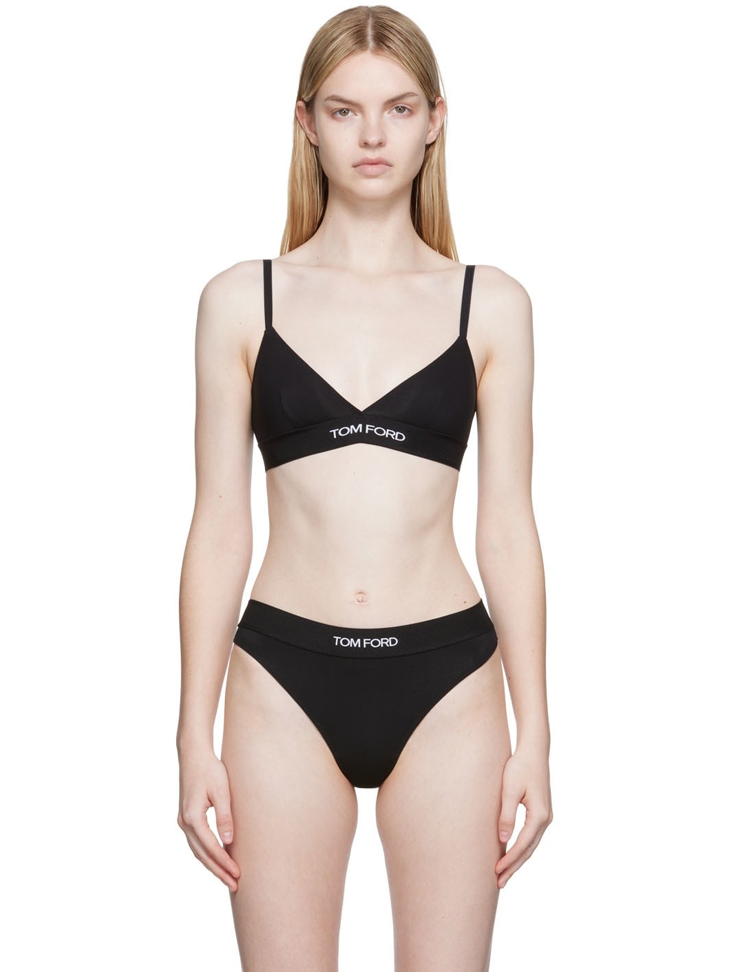 Black Triangle Bra - 1