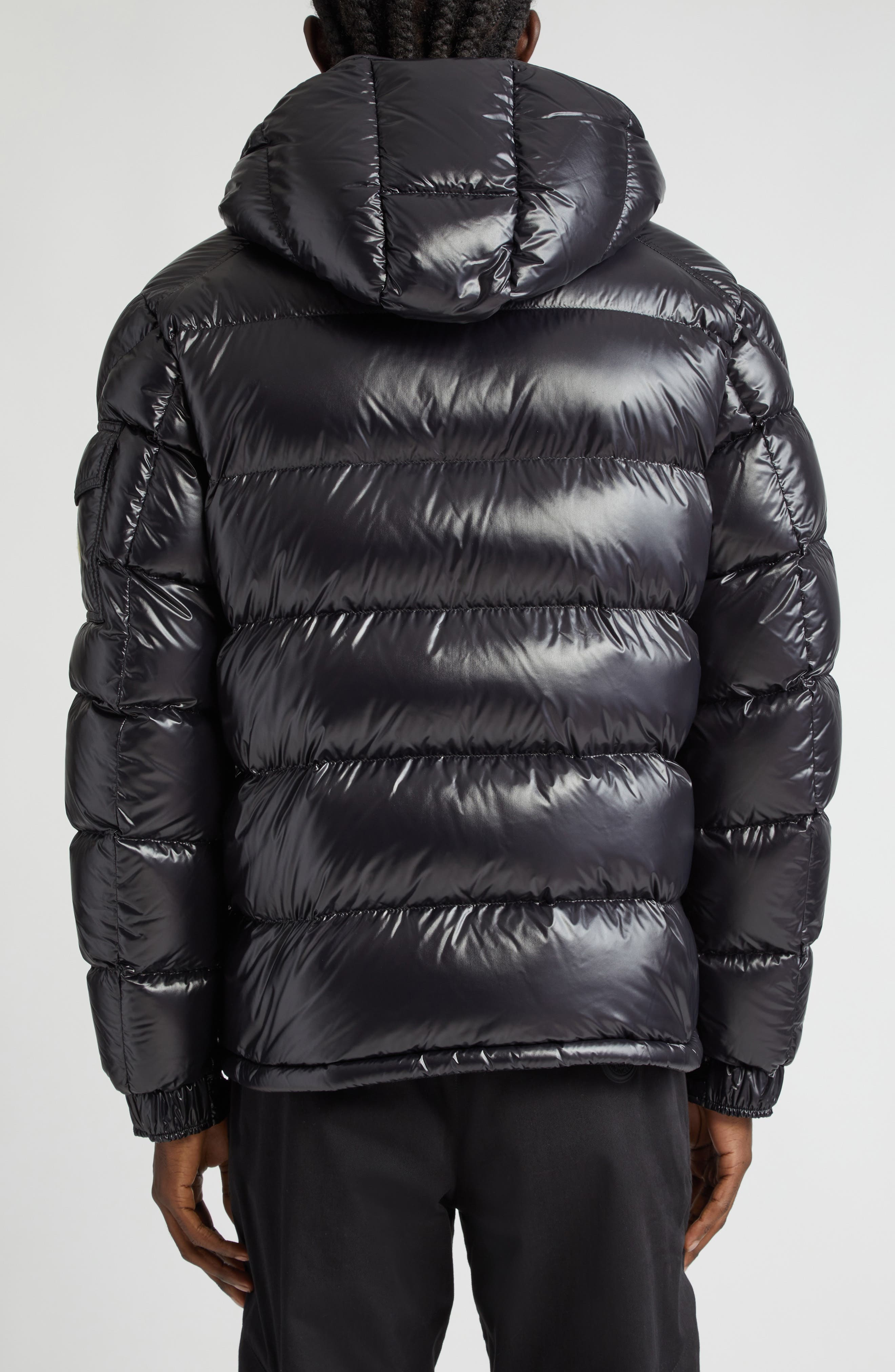 Maya Lacquered Nylon Down Jacket - 2
