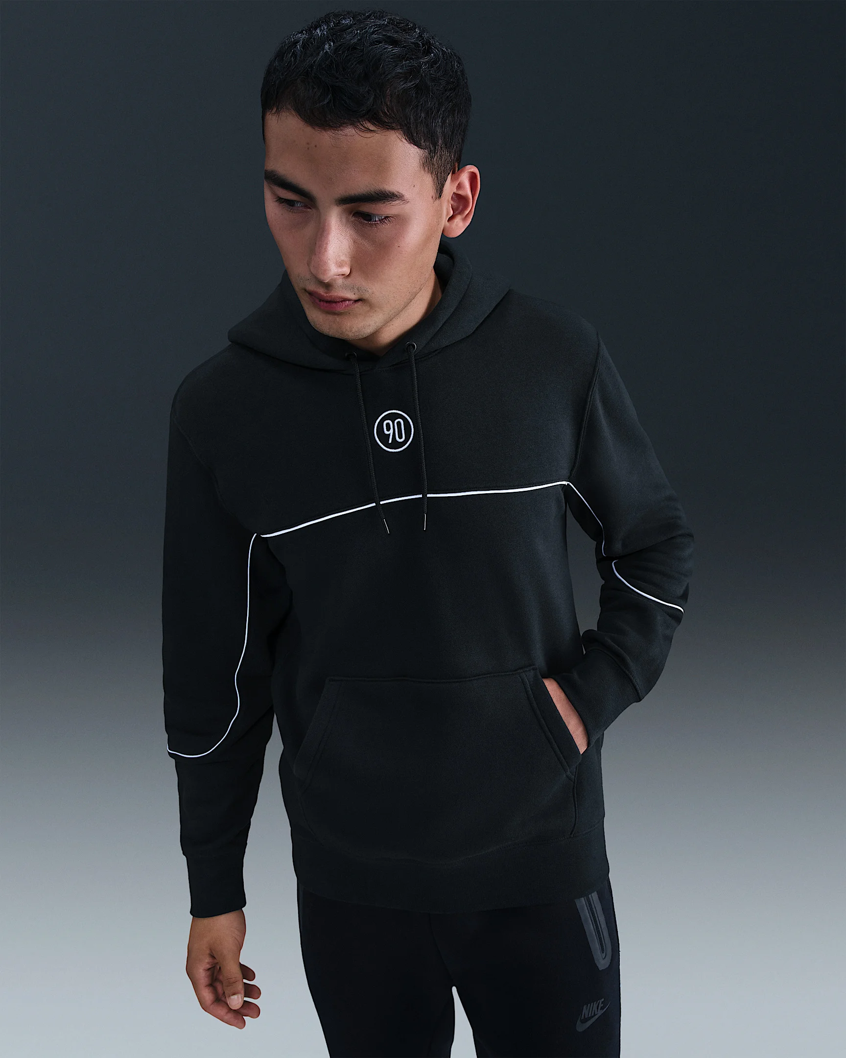 Nike Club Total 90 Men's Soccer Pullover Hoodie - 1