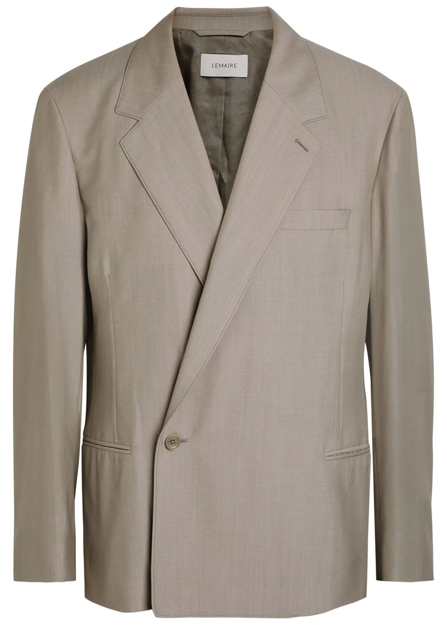 Lemaire Single-breasted Woven Blazer - 1