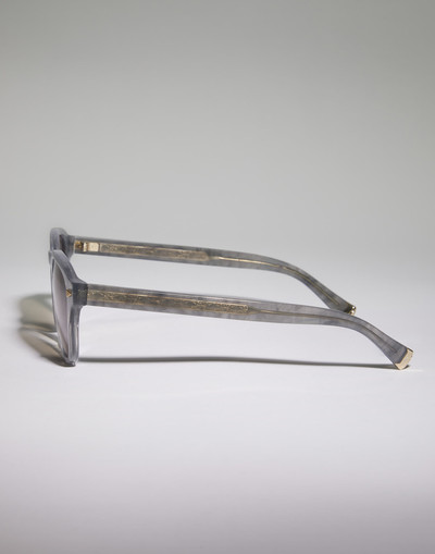 Brunello Cucinelli Intarsia Rays acetate sunglasses outlook