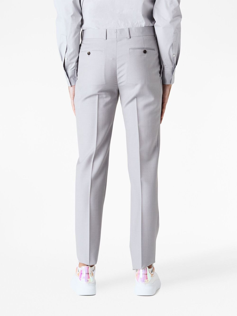 tapered cotton trousers - 3