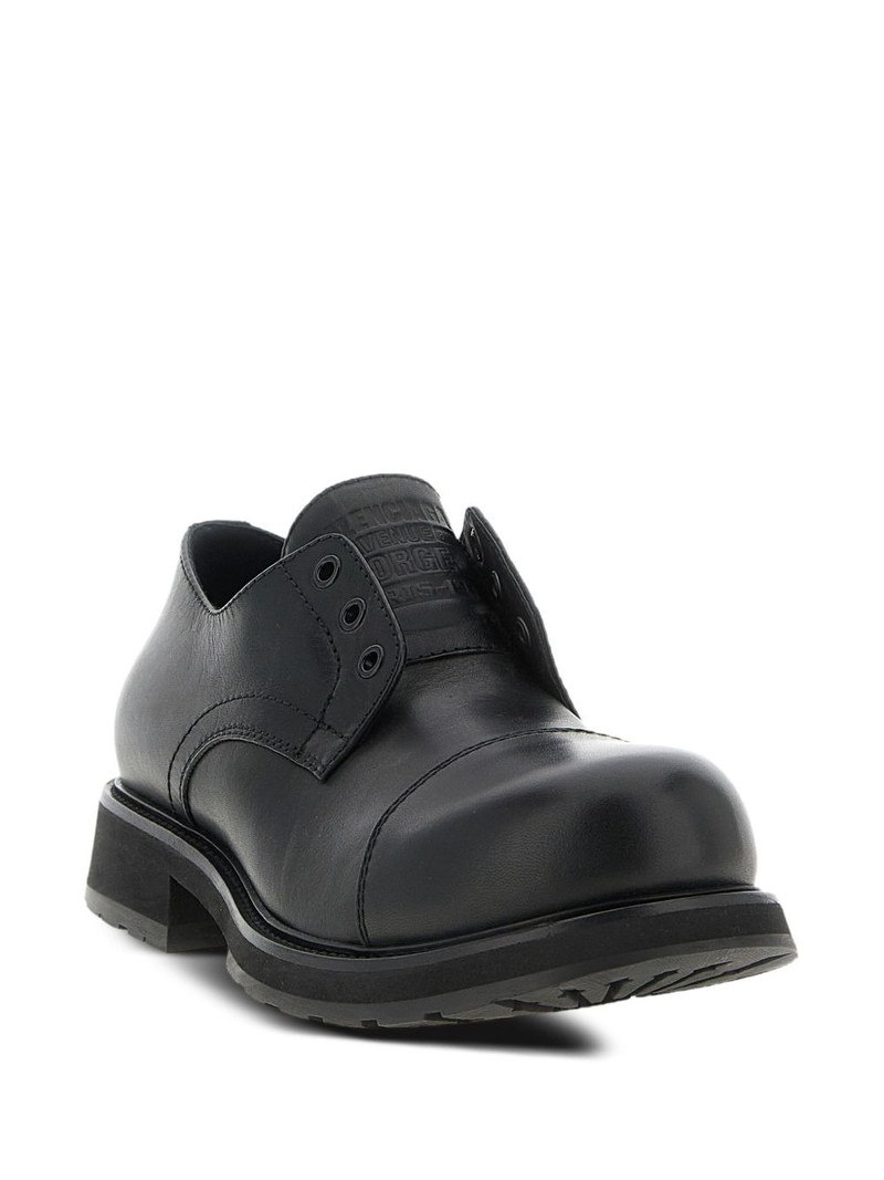 BALENCIAGA eyelets truck derby shoes outlook