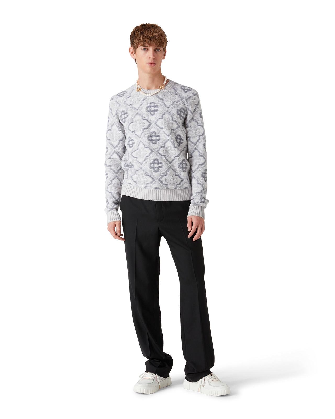 Monogram Knit Jumper | Casablanca Paris - 2