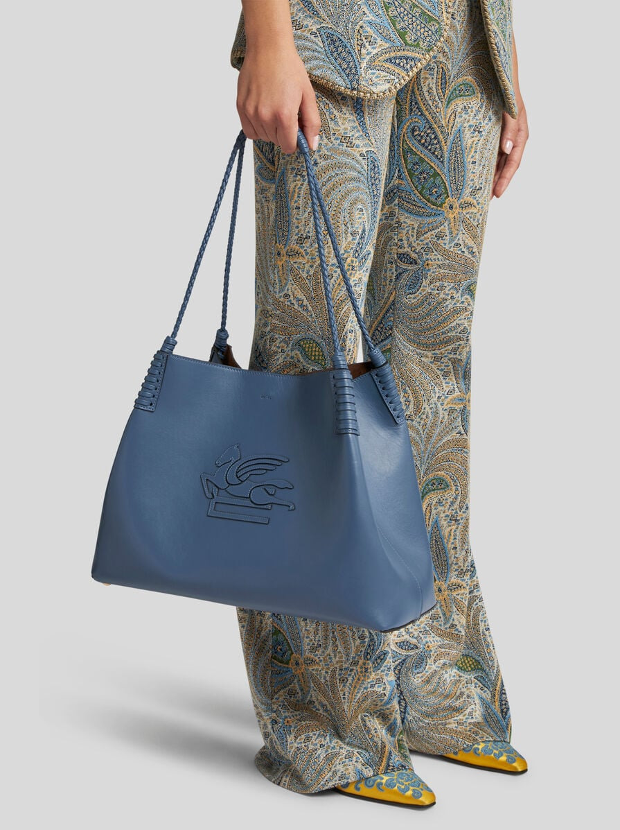 MEDIUM LIBRA TOTE BAG IN LEATHER - 3