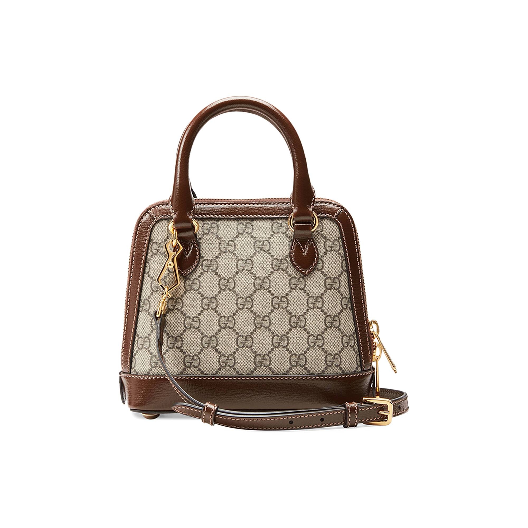 Gucci Horsebit 1955 Mini Top Handle Bag 'Beige/Ebony' - 2