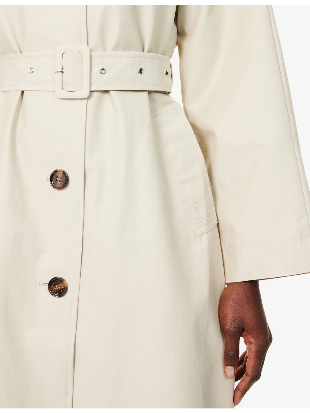 Robyn Belted Cotton-Blend Trench Coat - 5