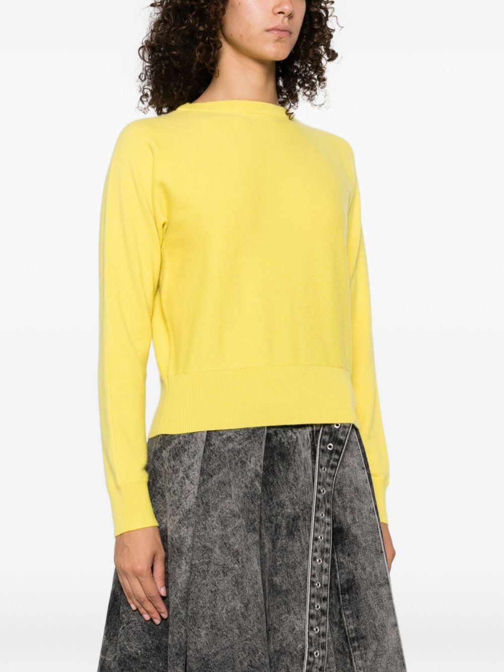 crew-neck cashmere jumper - 3