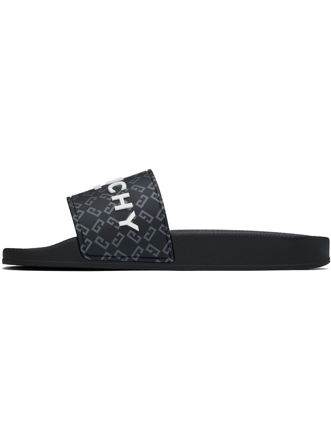 Black Monogram 72 Pool Slides - 3