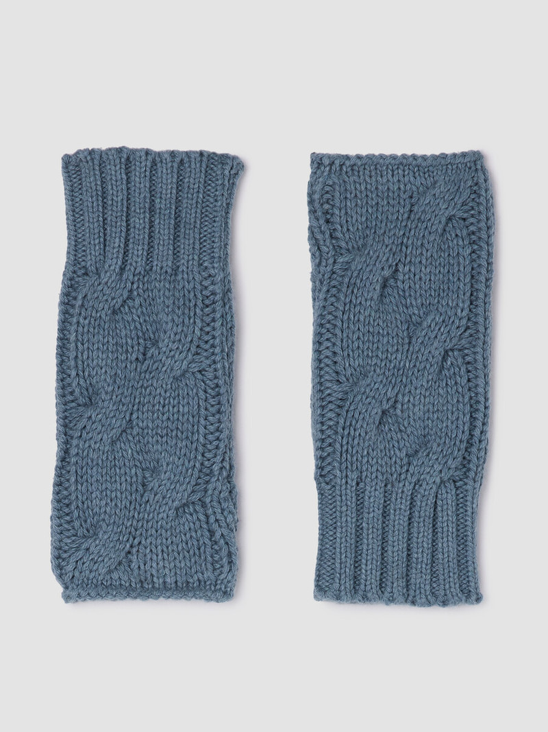 Cotton & Recycled Cashmere Glovelettes 1