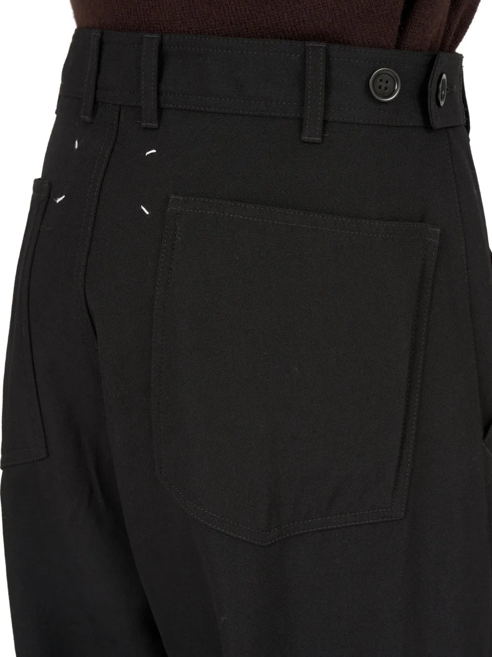 High-Waisted Tailored Trousers - 7