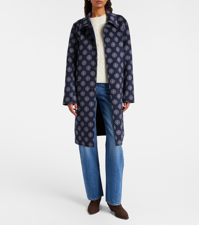 Single-breasted wool coat 6