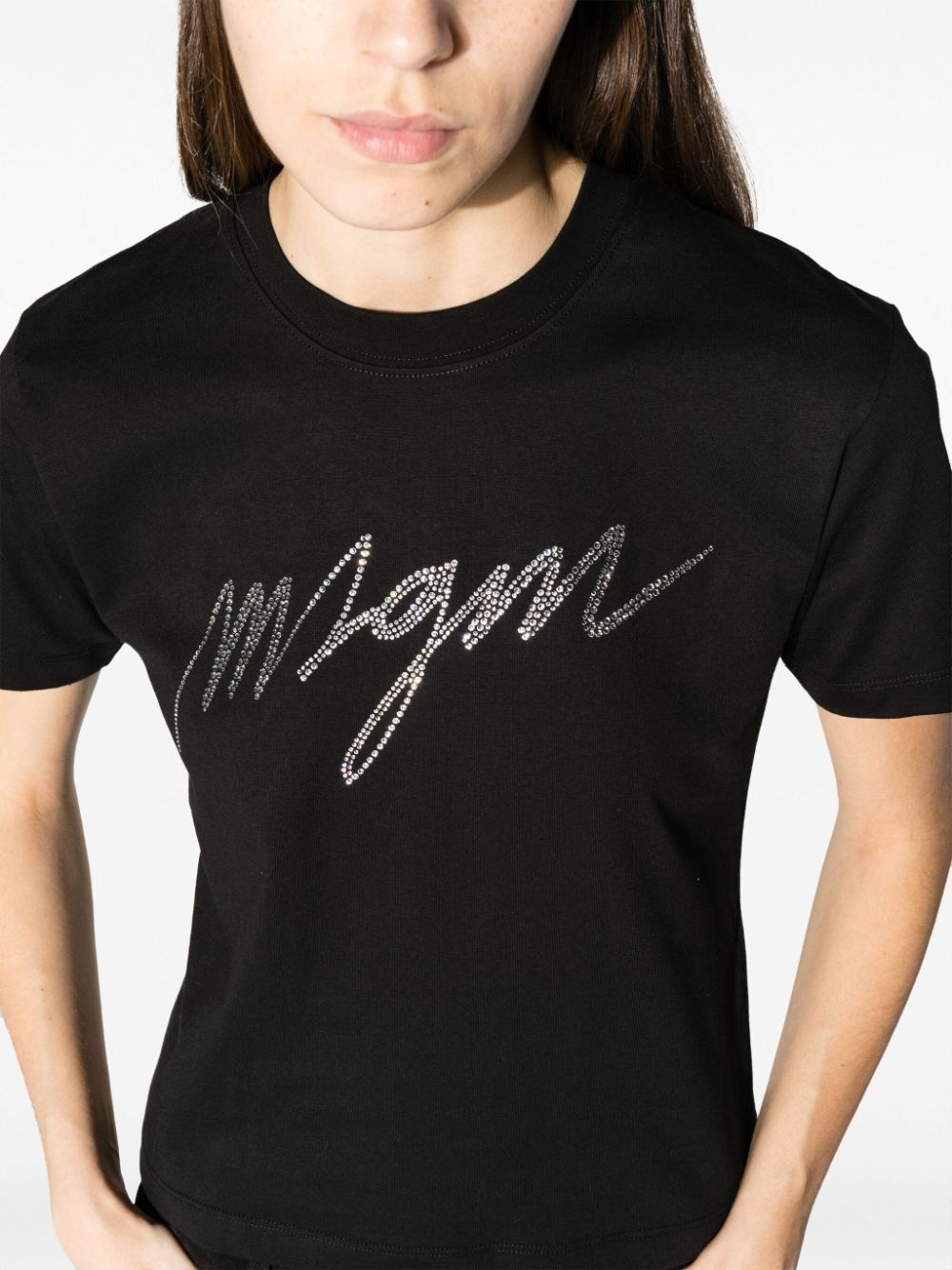 logo-appliqué cotton T-shirt - 5
