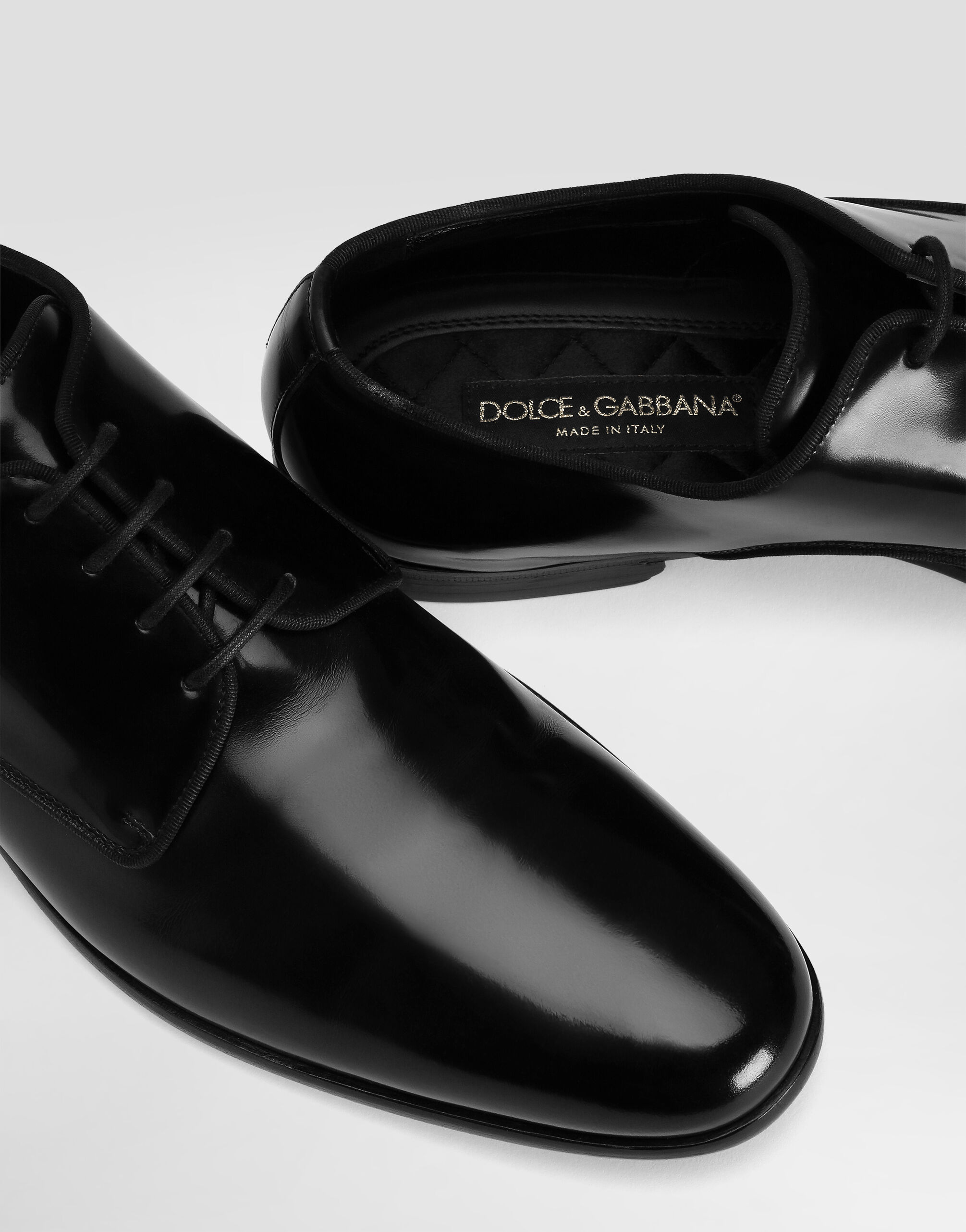 Brushed calfskin Derby shoes - 4