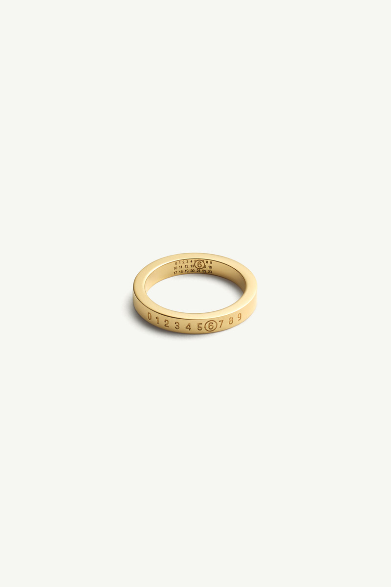 Gold numeric ring 1