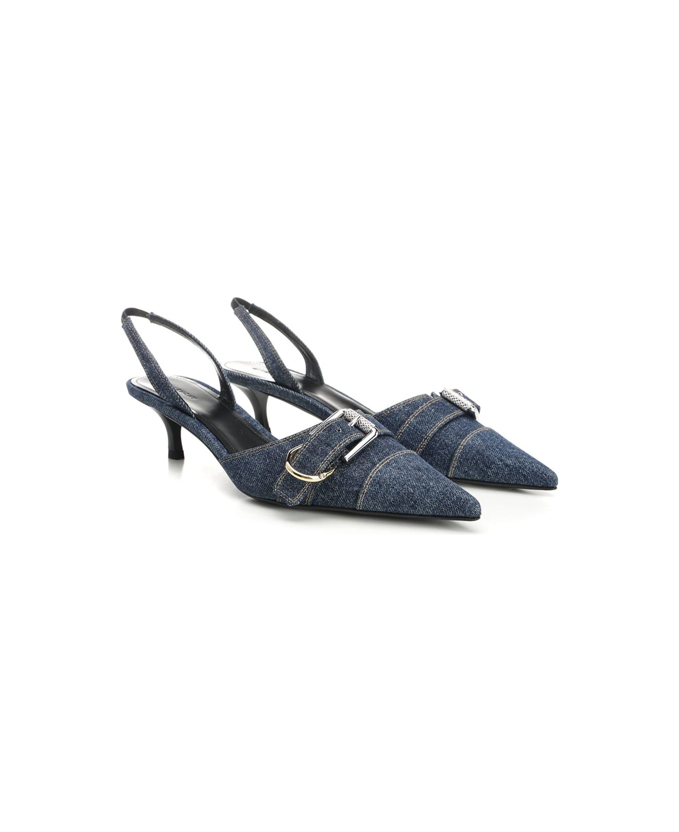 'voyou' Denim Slingbacks - 2