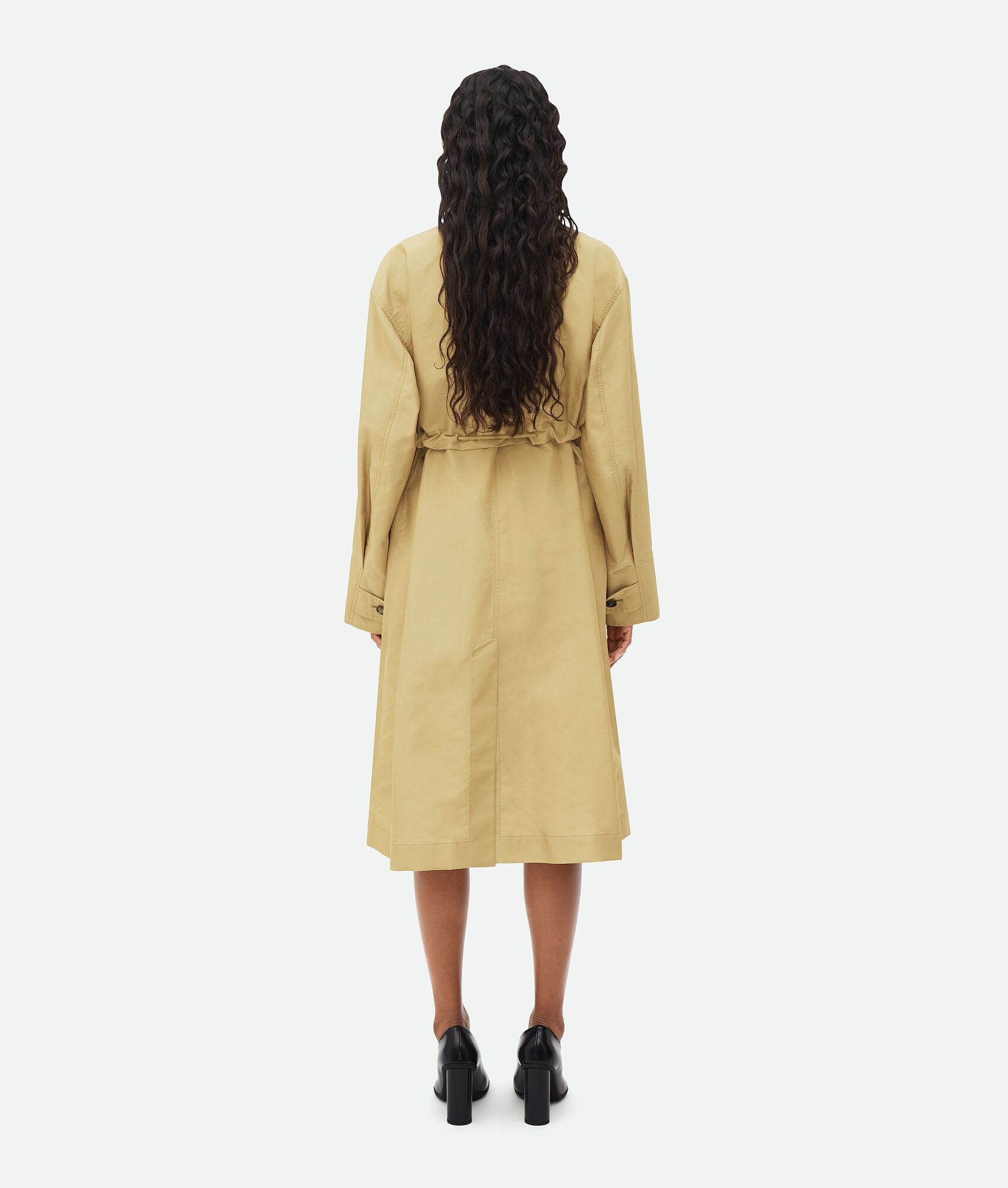 Relaxed Fit Technical Nylon Packable Trench Coat - 3