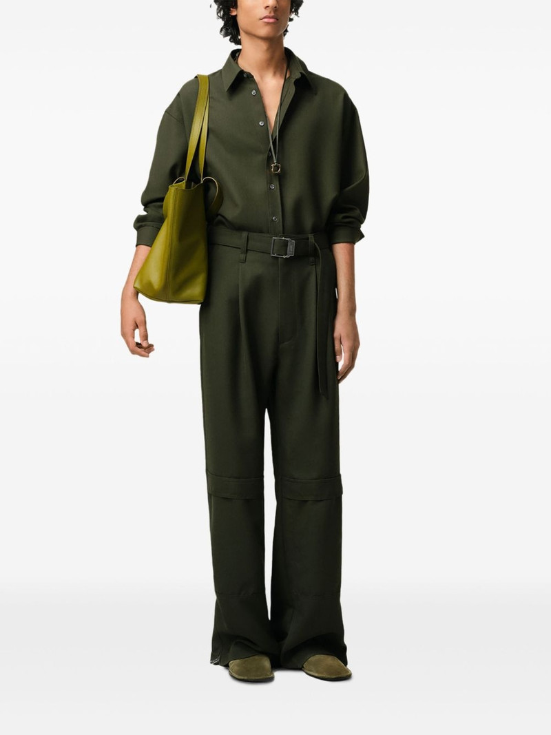 AMI Paris rear-slit shirt outlook