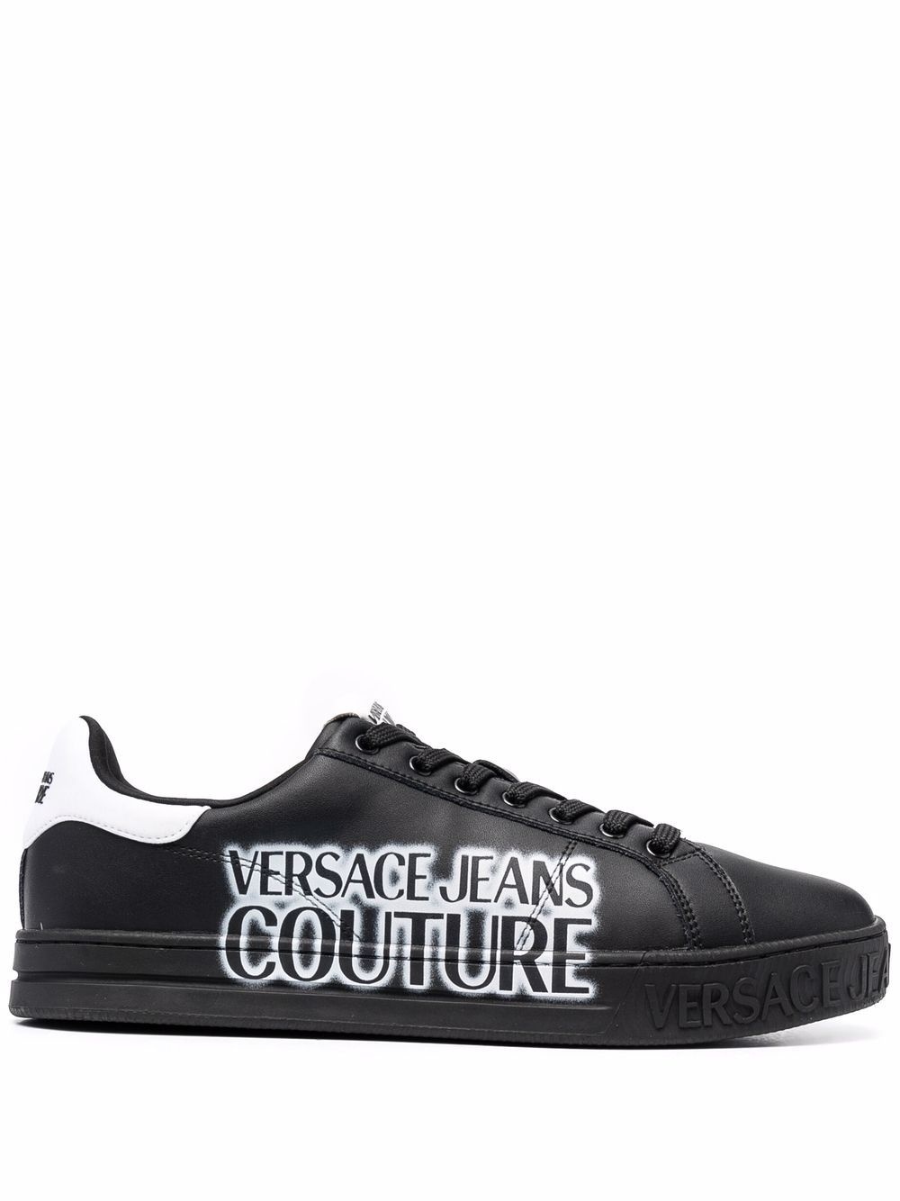 logo-print lace-up sneakers - 1