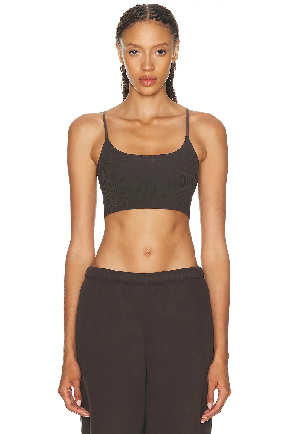 UnderEase Ribbed Bralette - 1