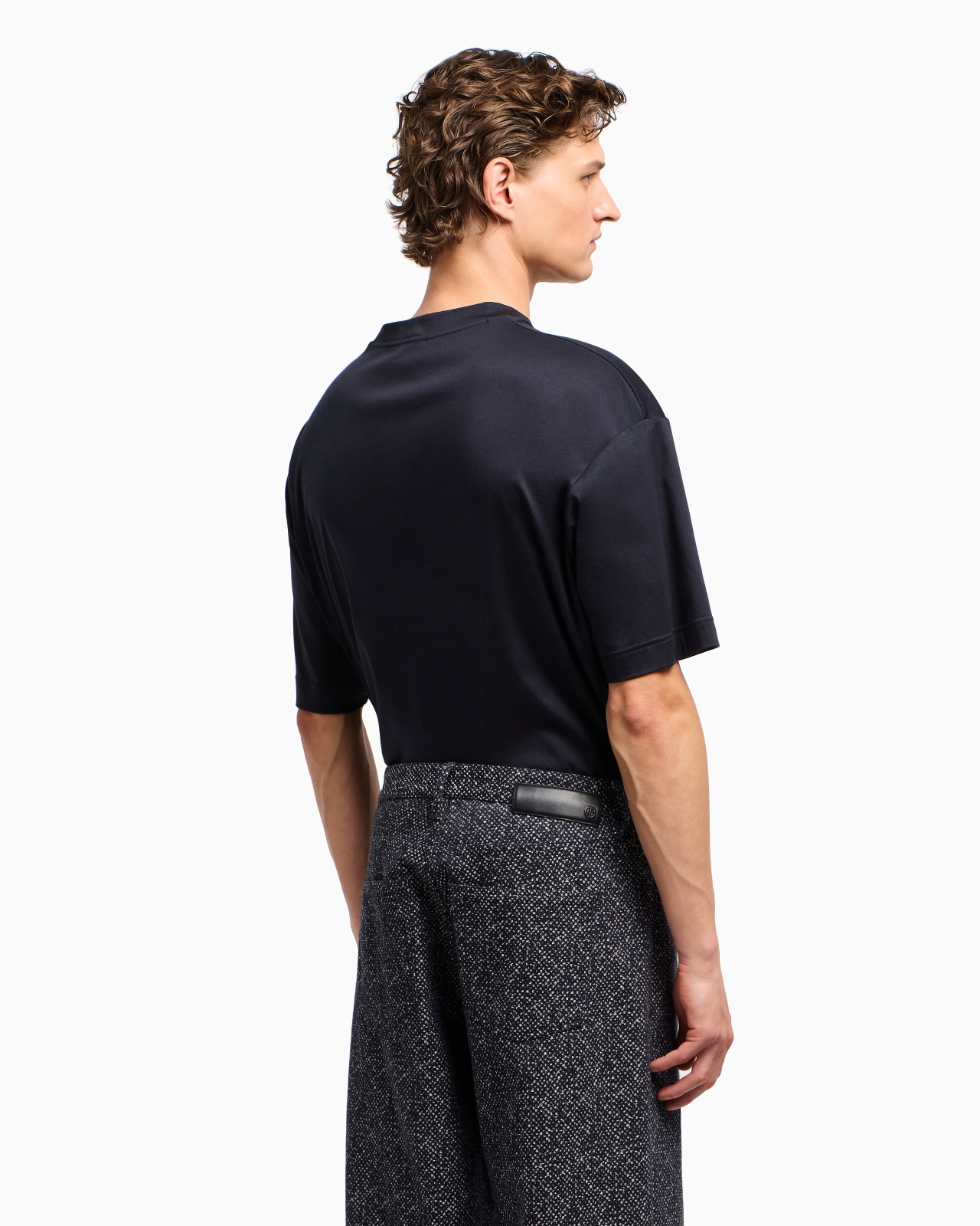 DENIM COLLECTION COTTON-INTERLOCK T-SHIRT - 3