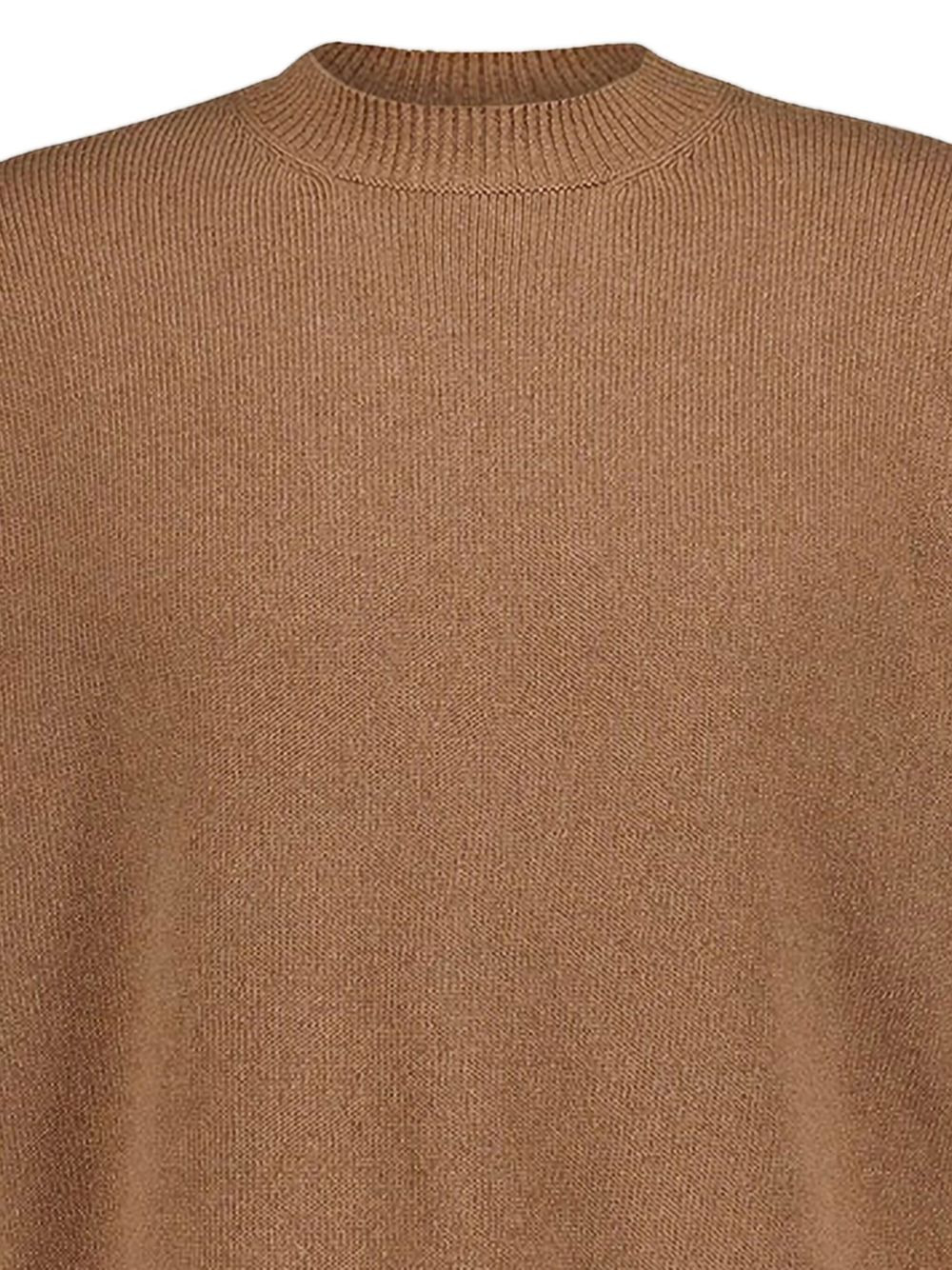 round-neck ribbed jumper - 2
