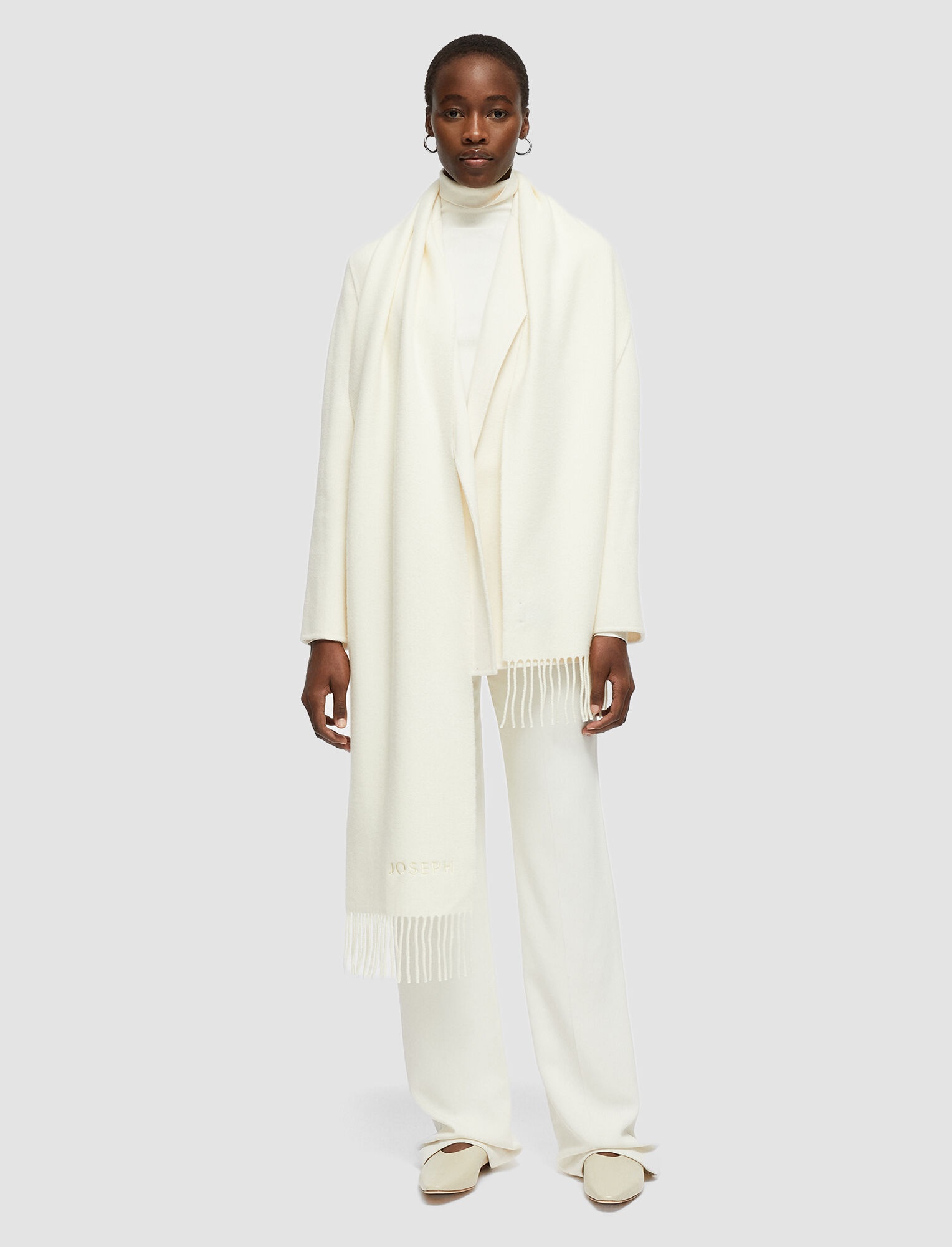 Wool Cashmere Blend Alice Scarf - 3