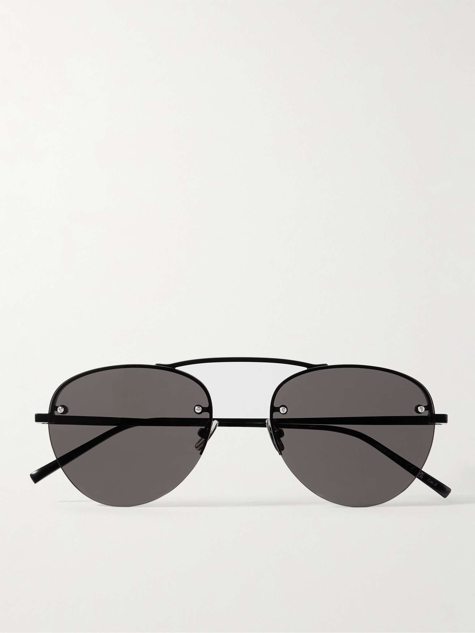 Aviator-Style Metal Sunglasses - 1