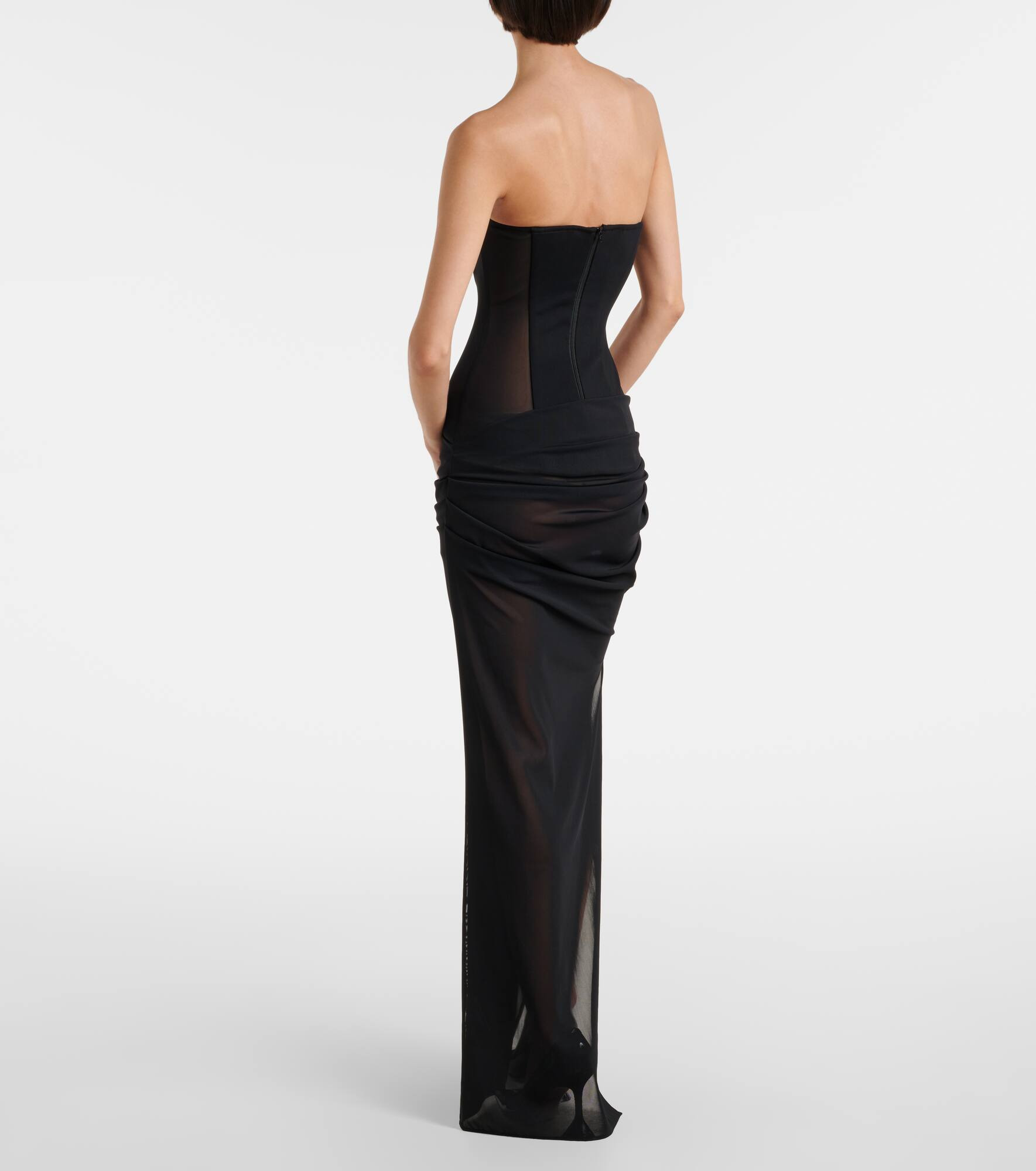 Sheer strapless corset dress - 3