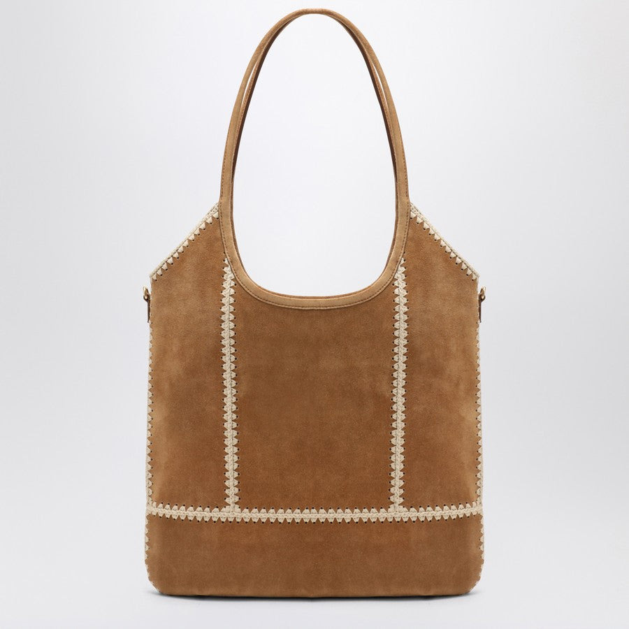 MIU MIU IVY SUEDE AND CROCHET BAG - 2