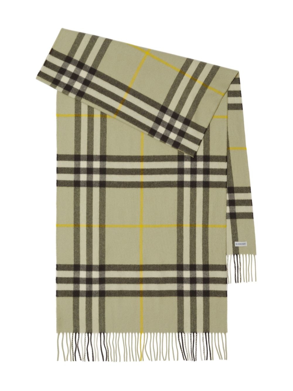 checked cashmere scarf - 2