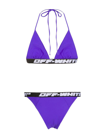 Off-White logo tape bikini set outlook